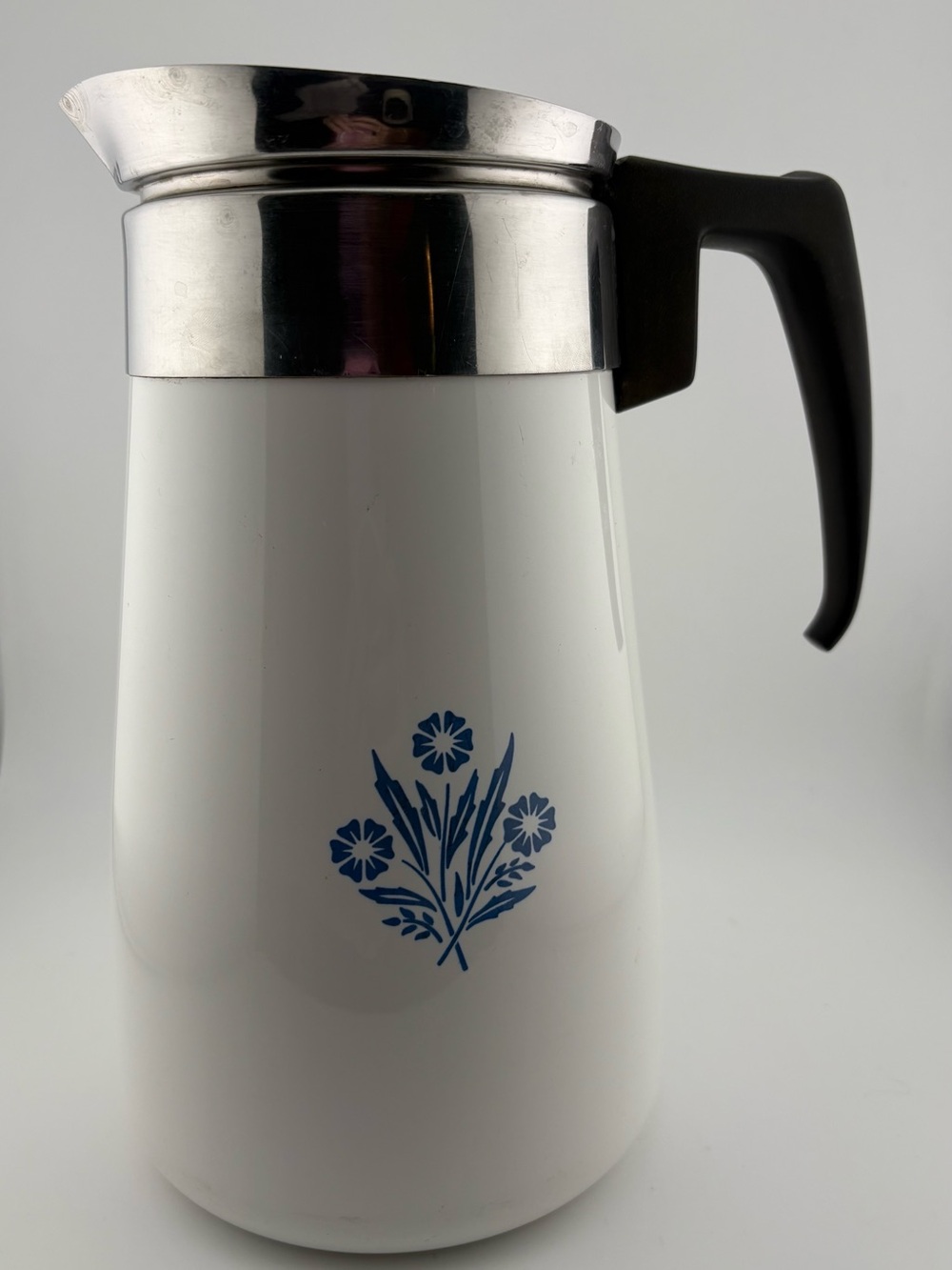 Corning Ware Blue Cornflower 9 Cup Percolator - no insides no lid